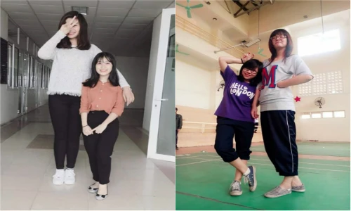 Dân mạng đua nhau khoe ảnh đứa bạn “cây sào” 