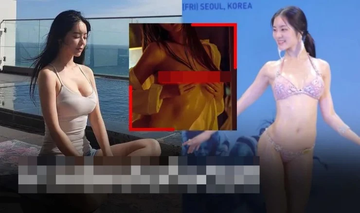 Người mẫu bikini Hàn Quốc gây xôn xao khi lộ cảnh nóng
