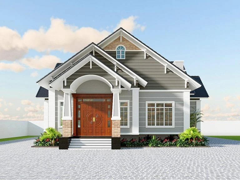 10 mẫu nhà cấp 4 diện tích 5x20m đơn giản hot nhất cuối năm 2020