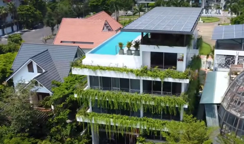 Ngỡ ngàng biệt thự 500m2 đẹp ngang resort bên sông Hàn