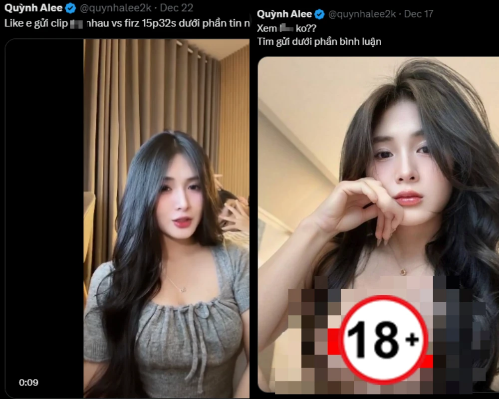 Quỳnh Alee bị giả mạo tài khoản, phát tán hình ảnh 18+