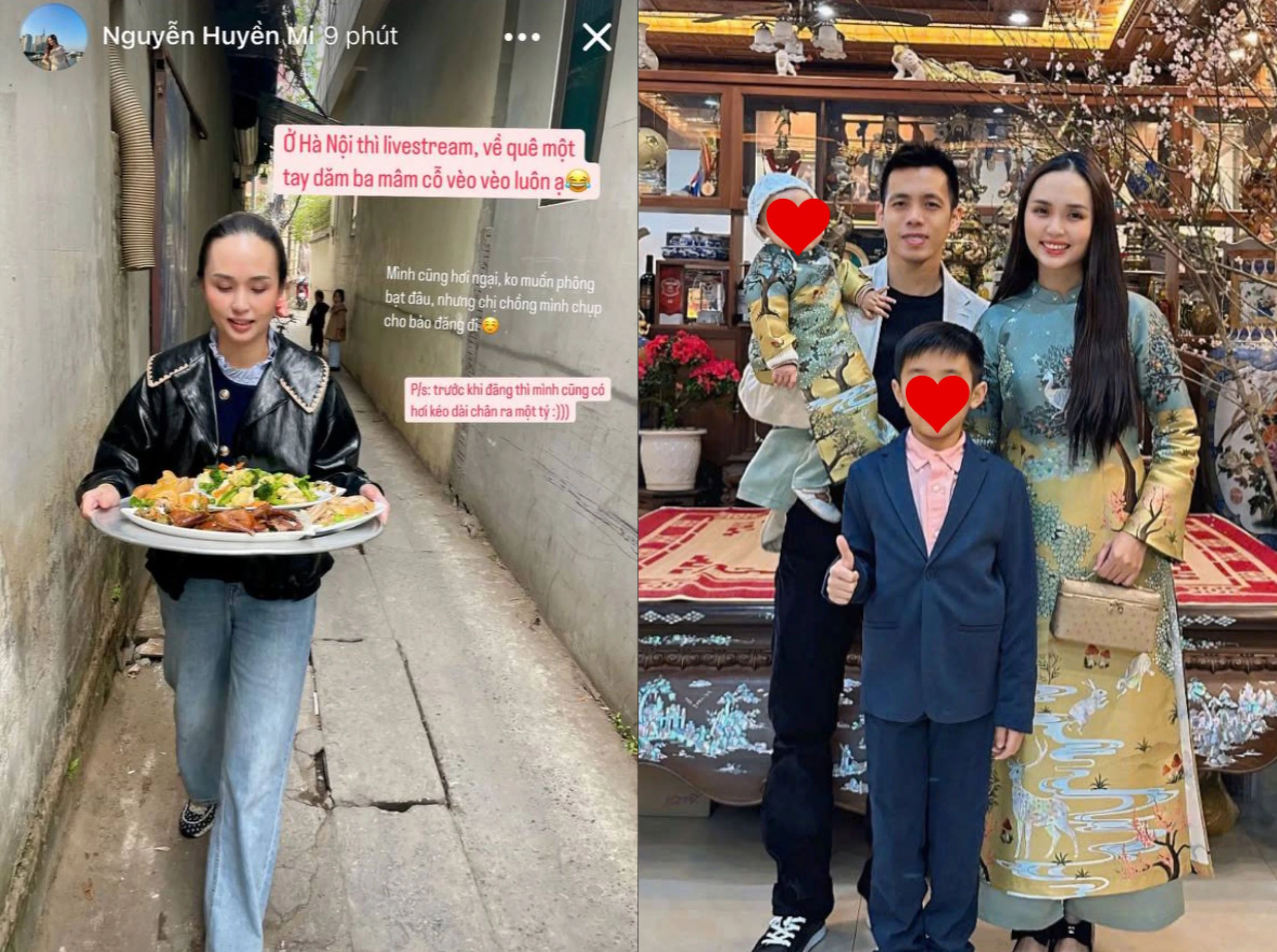 Về quê chồng cầu thủ, tiểu thư Hà thành xắn tay làm cỗ
