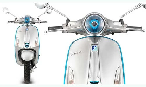 Xe máy điện Vespa Elettrica chạy 100km/1 lần xạc