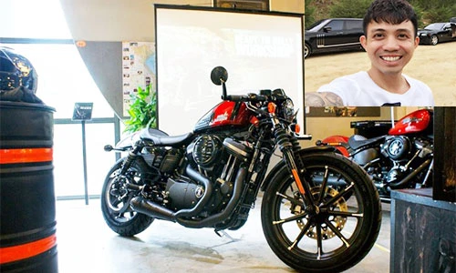 Minh Nhựa tậu Harley-Davidson 883 cafe racer giá 469 triệu đồng