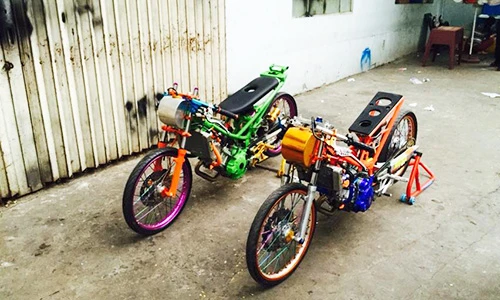Dân chơi Sài thành độ Yamaha Exciter Drag “siêu độc”
