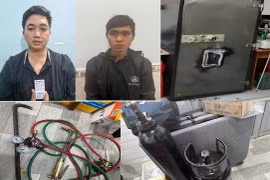 Hai đối tượng trộm cắp tại tiệm vàng Trảng Dài bị công an bắt giữ