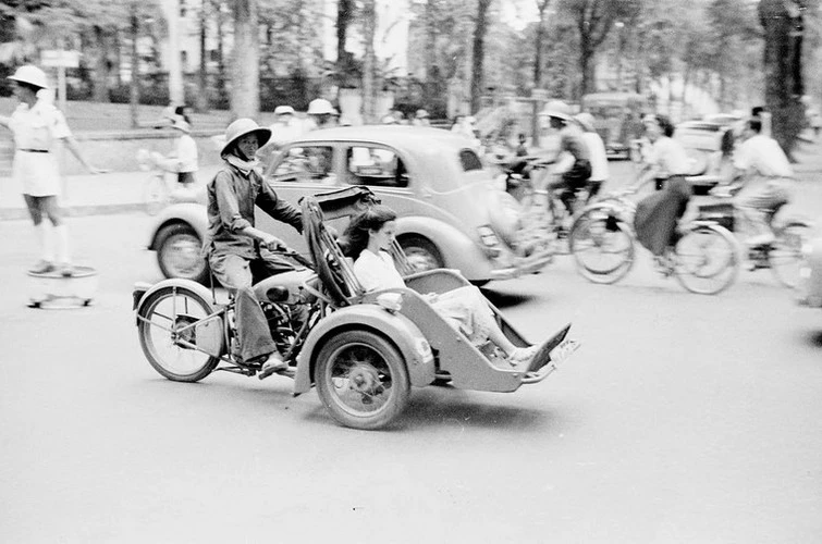 Loạt ảnh thú vị về phương tiện giao thông ở Sài Gòn năm 1950 