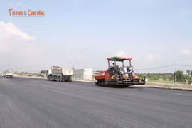 [GALLERY] "Siêu dự án" kết nối 3 tỉnh phía Nam tăng tốc cán đích