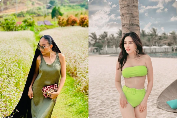 Hot face sao Việt: Đoan Trang tạo dáng thần thái ở Đà Lạt