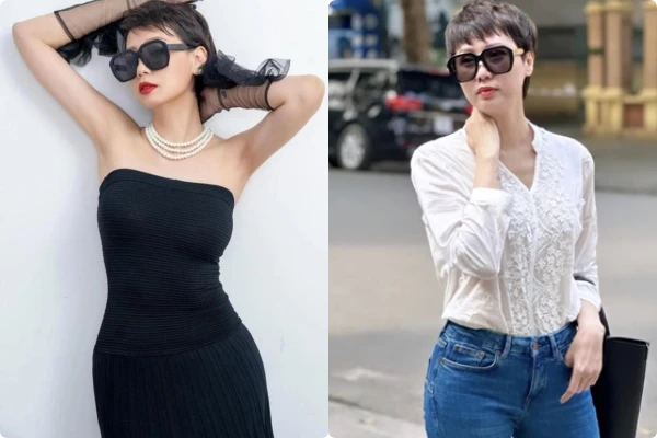 Mẹ ruột Doãn Hải My sở hữu sắc vóc như người mẫu