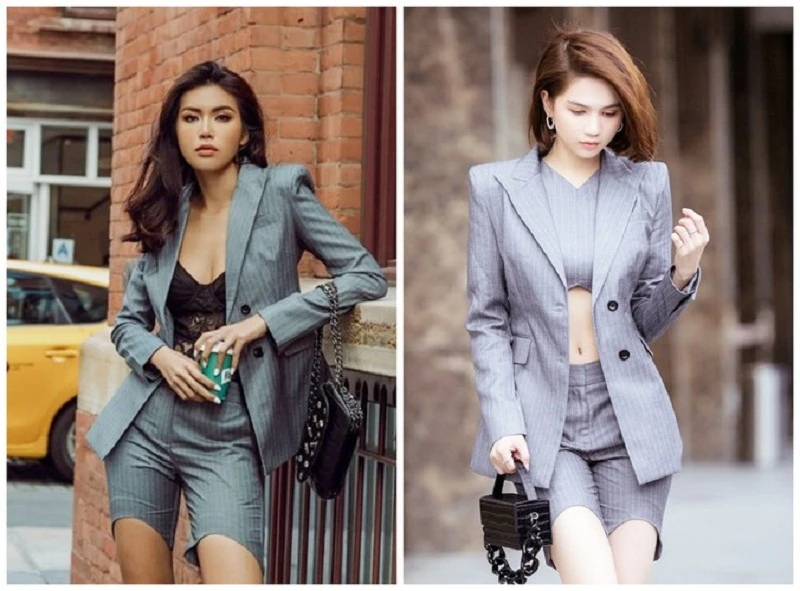 Minh Tú mặc hở ra đường đẳng cấp “ăn đứt” Ngọc Trinh 