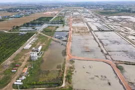 Trên công trường xây dựng sân bay Gia Bình gần 2.000 ha ở Bắc Ninh ngày đầu năm