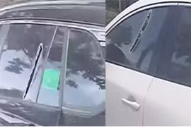 Hàng loạt ô tô bị chém vỡ kính tại phường Tây Hồ, Hà Nội