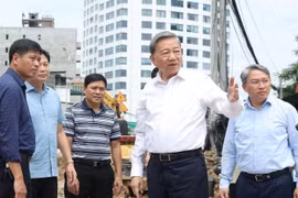 Tổng Bí thư, Chủ tịch nước Tô Lâm kiểm tra thực tế một số dự án tại Hà Nội