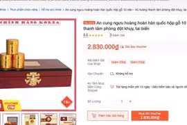 Cục An toàn thực phẩm yêu cầu Shopee gỡ sản phẩm An cung ngưu hoàng hoàn