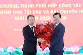Tòa án nhân dân tối cao và VTV ký kết chương trình phối hợp công tác giai đoạn 2026-2030
