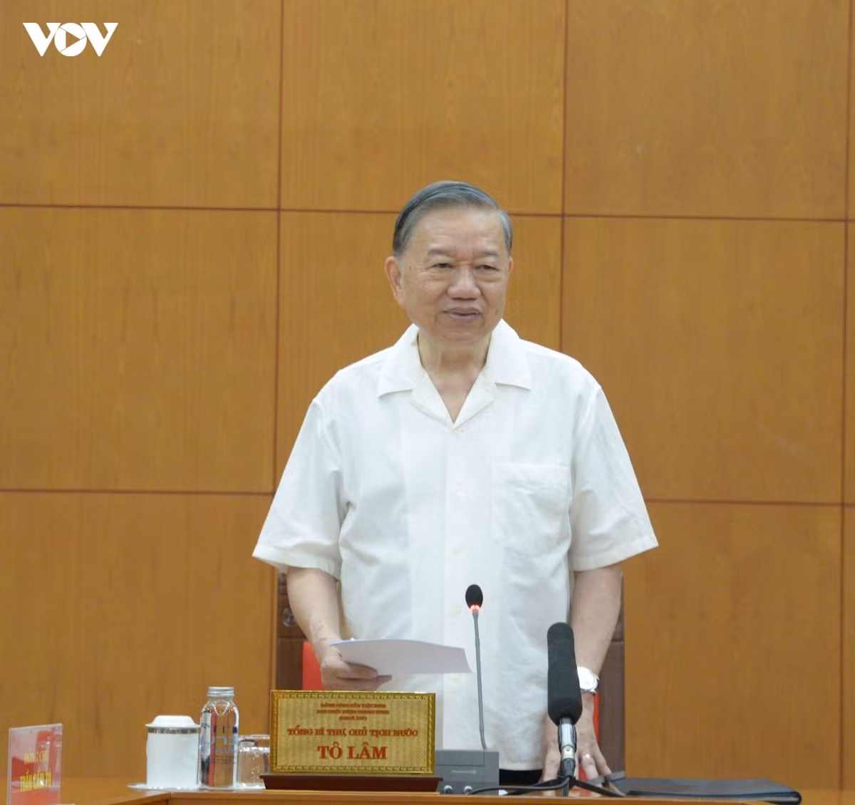 Tổng Bí thư, Chủ tịch nước Tô Lâm chủ trì buổi làm việc.