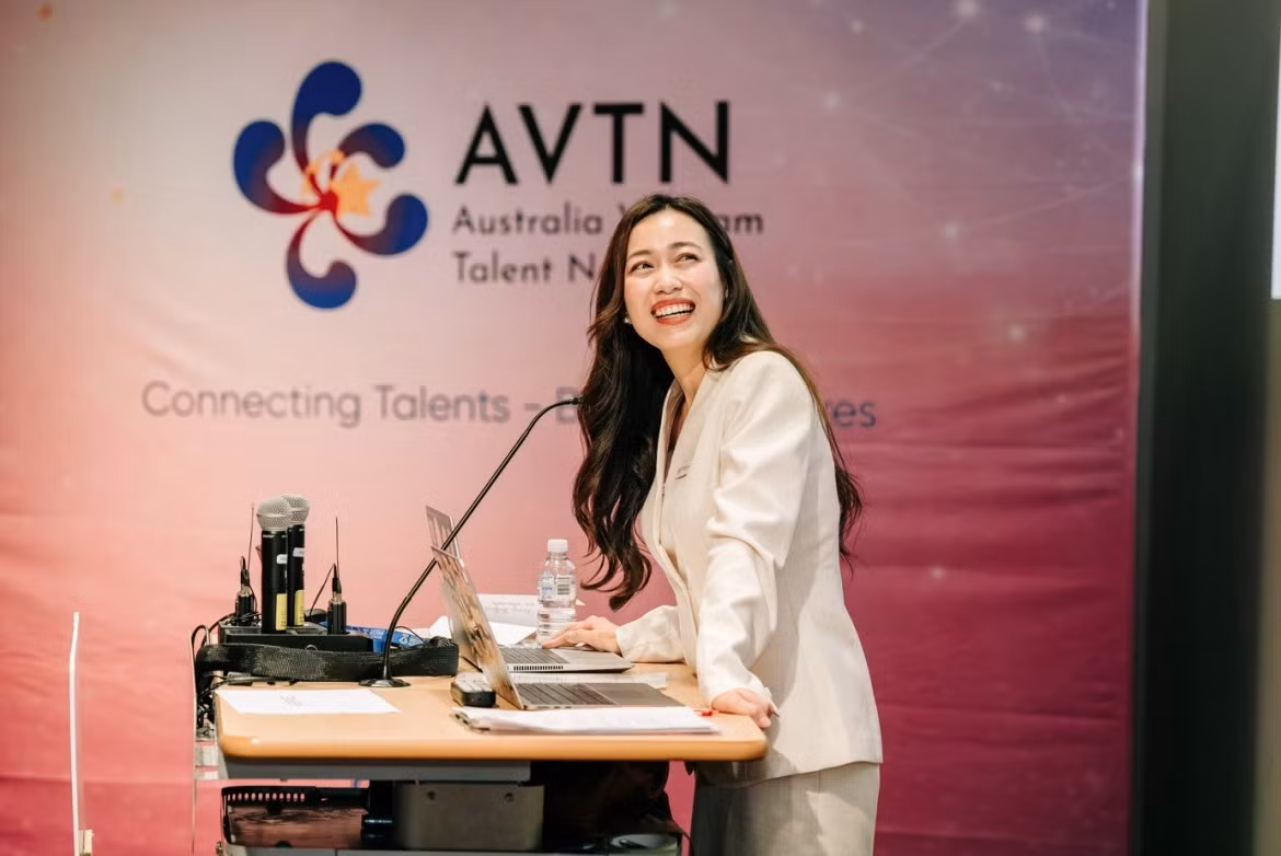 Bà Hannah Huyền Vũ, Chủ tịch Mạng lưới Tài năng Việt – Australia (AVTN)