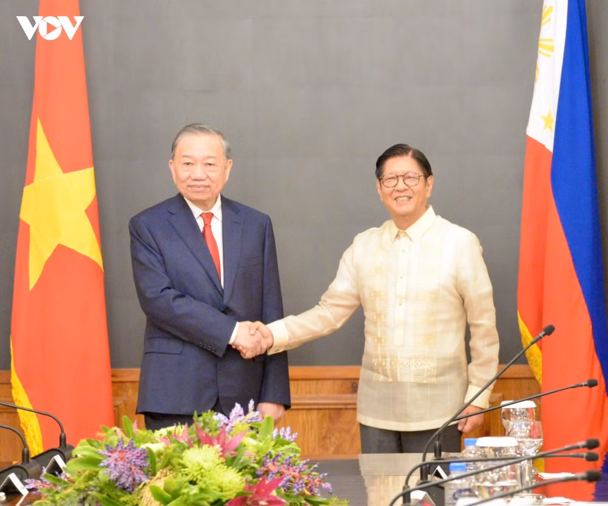 Tổng Bí thư, Chủ tịch nước Tô Lâm và Tổng thống Philippines Ferdinand Romualdez Marcos