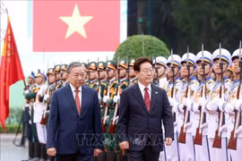 Tổng Bí thư, Chủ tịch nước Tô Lâm chủ trì Lễ đón Tổng thống Hàn Quốc