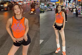 Chị gái Thiều bảo Trâm lên đồ đi “đu idol” hút ánh nhìn