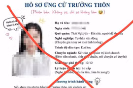 Công an cảnh báo về trào lưu 'ứng cử trưởng thôn' trên mạng xã hội