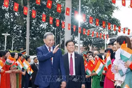 Tổng Bí thư, Chủ tịch nước Tô Lâm gặp gỡ cộng đồng người Việt Nam tại Ấn Độ