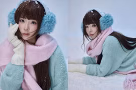Hot girl Tammy Phạm khiến fan tan chảy trong tạo hình mùa đông ngọt ngào