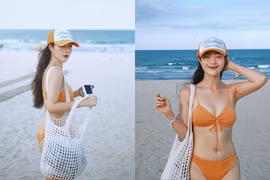 Nữ tiếp viên trưởng nổi khắp cõi mạng chào tạm biệt hè với ảnh bikini rực rỡ