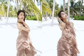 Doãn Hải My gây thương nhớ khi khoe dáng ngọt ngào trên bãi biển