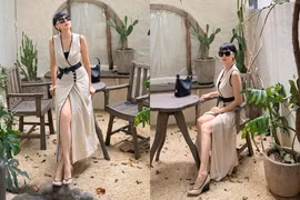 Mẹ vợ Đoàn Văn Hậu U50 trẻ trung, phong cách