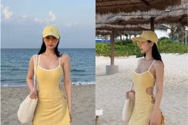 Jun Vũ khoe body tỉ lệ chuẩn với váy cắt xẻ táo bạo
