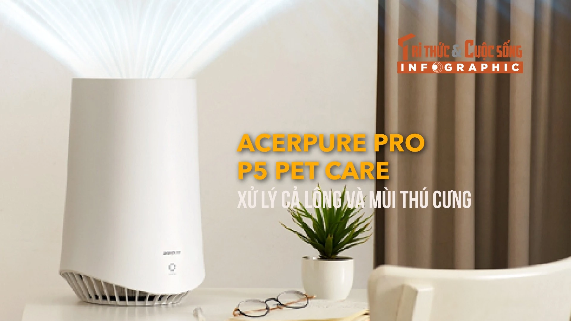 [INFOGRAPHIC] Acerpure PRO P5 Pet Care xử lý cả lông và mùi thú cưng