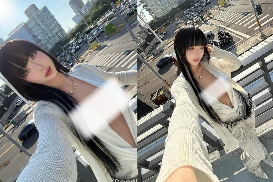 Nữ DJ Hàn khiến fan 'đứng hình' khi diện mốt không nội y đi dạo phố