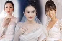 Mỹ nhân chuyển giới diện váy cưới: Lâm Khánh Chi 'lồng lộn'