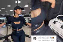 Bạn gái Ronaldo khoe dáng bốc lửa trong phòng tập gym