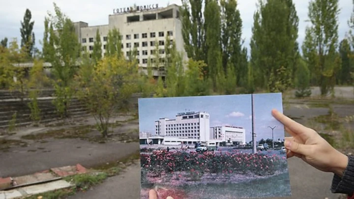 Xót xa cảnh đối lập trước sau thảm họa hạt nhân Chernobyl