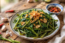 Loại rau dân dã giàu vi chất, xào với tỏi giòn ngon ai cũng mê