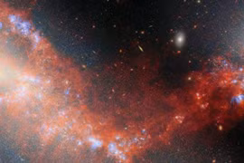 Hình ảnh tuyệt đẹp cầu nối cặp thiên hà lùn NGC 4490 và NGC 4485 