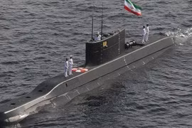 Tàu ngầm của Hải quân Iran.