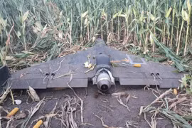Cái nhìn đầu tiên về UAV Shahed bản cải tiến của Nga bị bắn hạ 