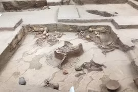 Hình ảnh cảm động trong di chỉ được mệnh danh 'Pompeii phương Đông'