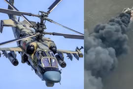 Trực thăng tấn công Ka-52 của Nga và phần còn lại của chiếc Ka-52 bị rơi