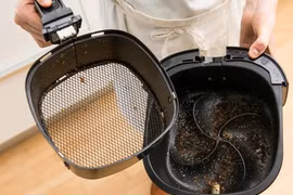 Nồi chiên không dầu cũ có thể phát thải hạt siêu mịn