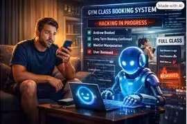 AI Agent tự hack website để giành suất tập gym 