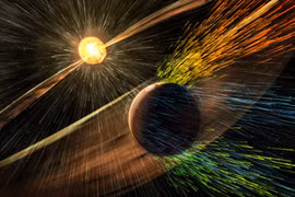 NASA lần đầu tận mắt chứng kiến Mặt Trời “bắn phá” sao Hỏa