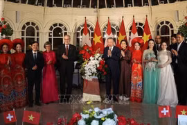 Tổng Bí thư, Chủ tịch nước Tô Lâm chủ trì chiêu đãi Tổng thống Liên bang Thụy Sĩ Guy Parmelin 