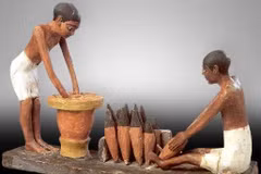 'Thèm nhỏ dãi' những món ăn hấp dẫn của người Ai Cập cổ