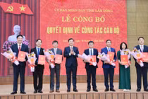 Lâm Đồng công bố quyết định điều động, bổ nhiệm nhiều cán bộ chủ chốt