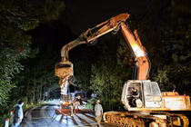 Khẩn cấp gia cố đèo Mimosa trong đêm, giữ an toàn tuyến vào Đà Lạt